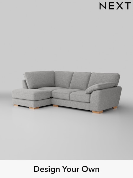 Chunky Chenille/Light Grey Stamford Grand Relaxed Sit (W42370) | £2,375