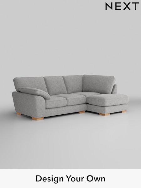 Chunky Chenille/Light Grey Stamford Grand Relaxed Sit (W42370) | £2,375