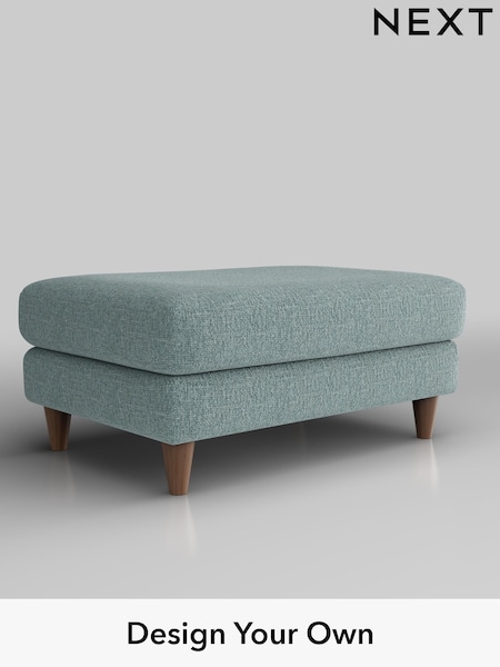 Chunky Chenille/Light Teal Green Hartley Highback Relaxed Sit (W42371) | £425