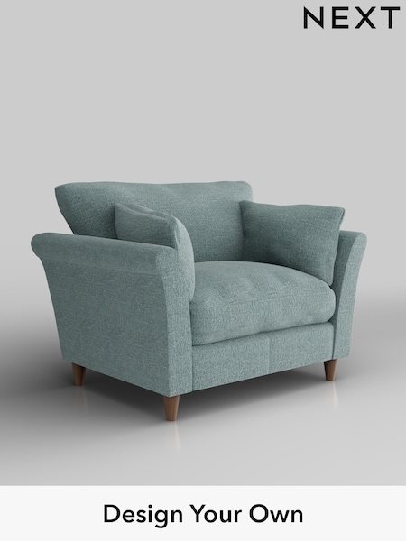 Chunky Chenille/Light Teal Green Hartley Relaxed Sit (W42372) | £925