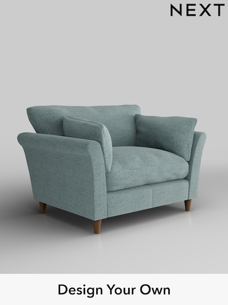 Chunky Chenille/Light Teal Green Hartley Relaxed Sit (W42372) | £1,025