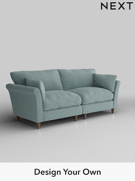 Chunky Chenille/Light Teal Green Hartley Relaxed Sit (W42372) | £1,375