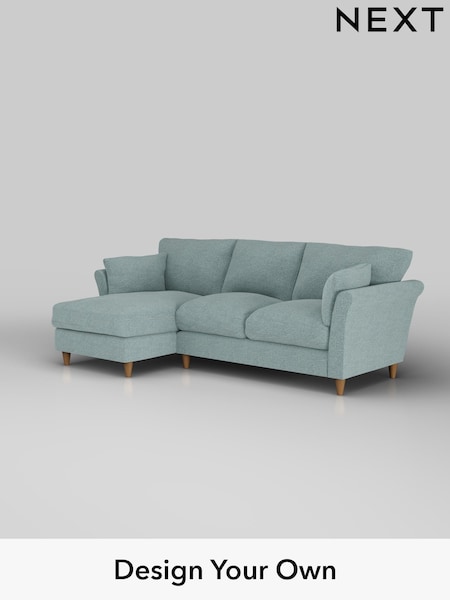 Chunky Chenille/Light Teal Green Hartley Relaxed Sit (W42372) | £1,899