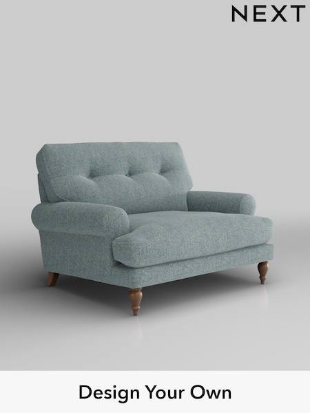 Chunky Marl/Mid Blue Erin Buttoned Back Deep Relaxed Sit (W42384) | £1,025
