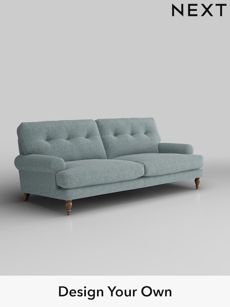 Chunky Marl/Mid Blue Erin Buttoned Back Deep Relaxed Sit (W42384) | £1,425