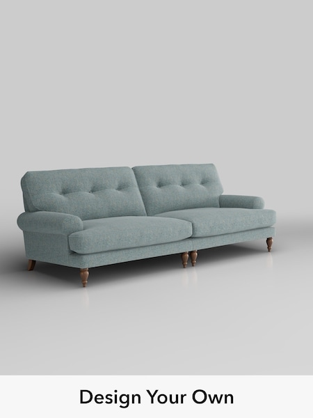 Chunky Marl/Mid Blue Erin Buttoned Back Deep Relaxed Sit (W42384) | £1,525
