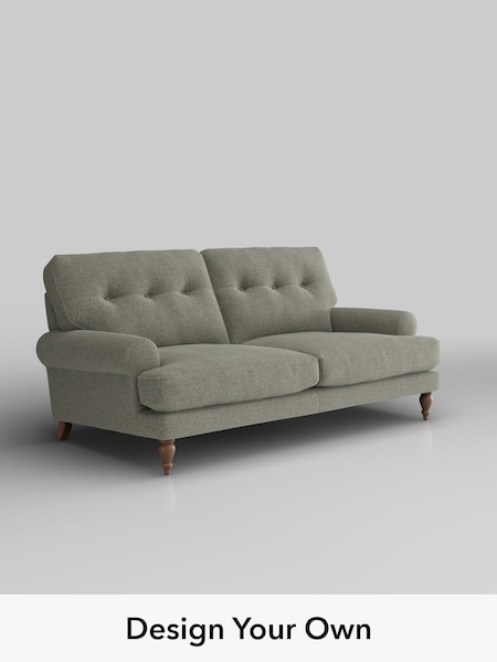 Chunky Marl/Light Olive Green Erin Buttoned Back Deep Relaxed Sit (W42389) | £1,325