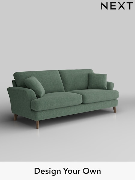 Chunky Texture/Mid Forest Green Conway Relaxed Sit (W42397) | £1,450
