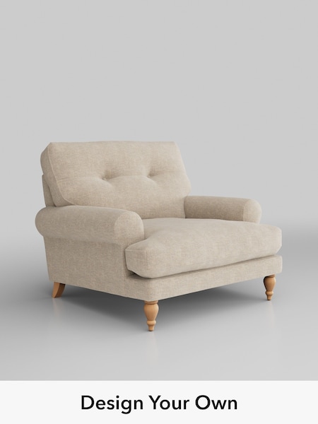 Chunky Weave/Cream Erin Buttoned Back Deep Relaxed Sit (W42398) | £925