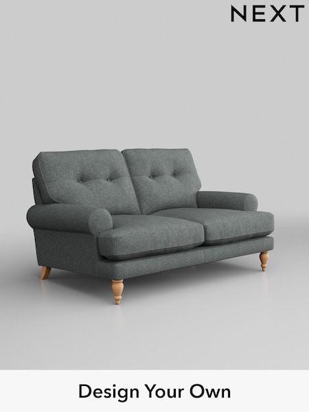Chunky Weave/Mid Grey Erin Buttoned Back Deep Relaxed Sit (W42401) | £1,225
