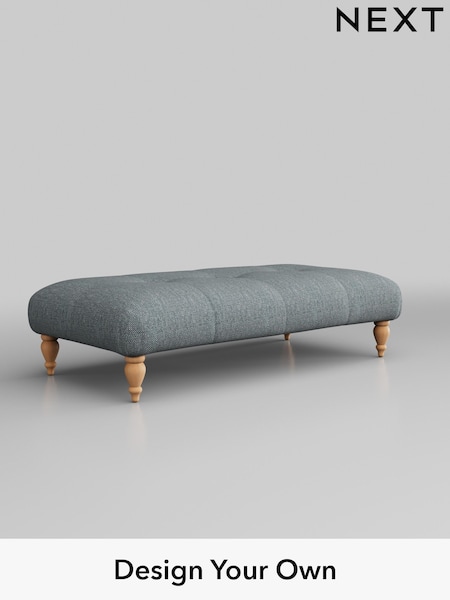 Chunky Weave/Mid Blue Erin Buttoned Back Deep Relaxed Sit (W42402) | £499