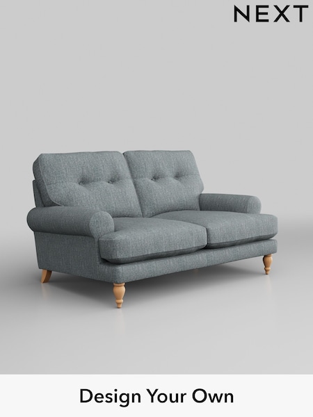 Chunky Weave/Mid Blue Erin Buttoned Back Deep Relaxed Sit (W42402) | £1,225