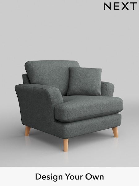Chunky Weave/Mid Grey Conway Relaxed Sit (W42407) | £875