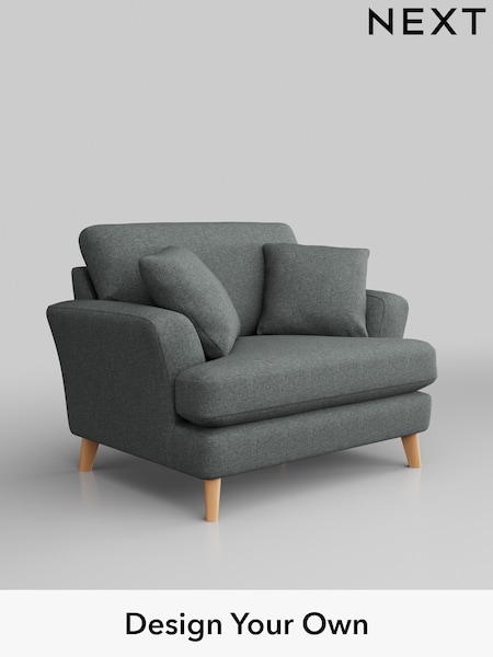Chunky Weave/Mid Grey Conway Relaxed Sit (W42407) | £975