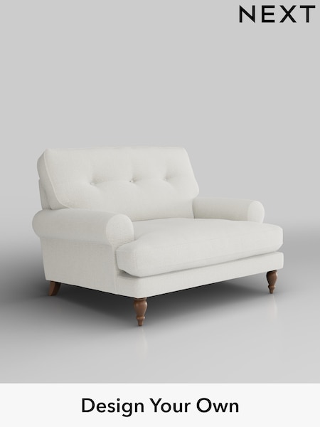 Chunky Texture/Oyster Erin Buttoned Back Deep Sit (W42410) | £975