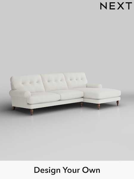 Chunky Texture/Oyster Erin Buttoned Back Deep Sit (W42410) | £1,975