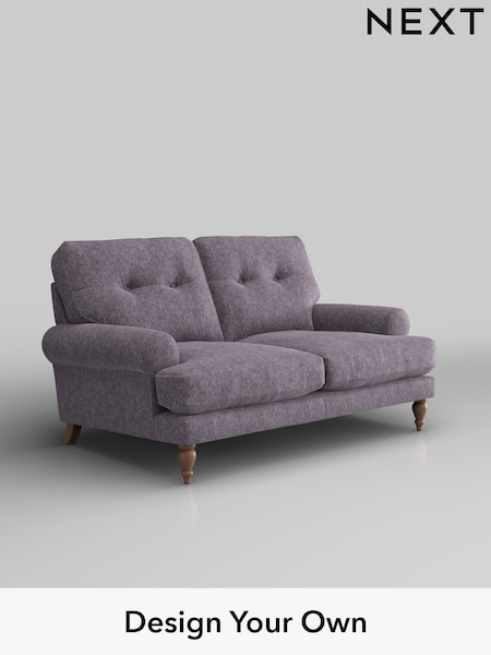 Cotswold Chenille/Light Lilac Purple Erin Buttoned Back Deep Relaxed Sit (W42417) | £1,225