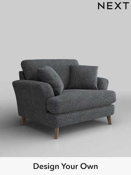 Cotswold Chenille/Dark Grey Conway Relaxed Sit (W42420) | £975