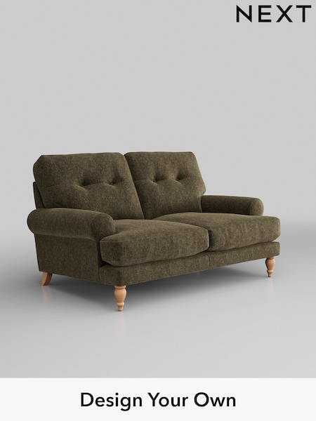 Cotswold Chenille/Dark Green Erin Buttoned Back Deep Relaxed Sit (W42423) | £1,225