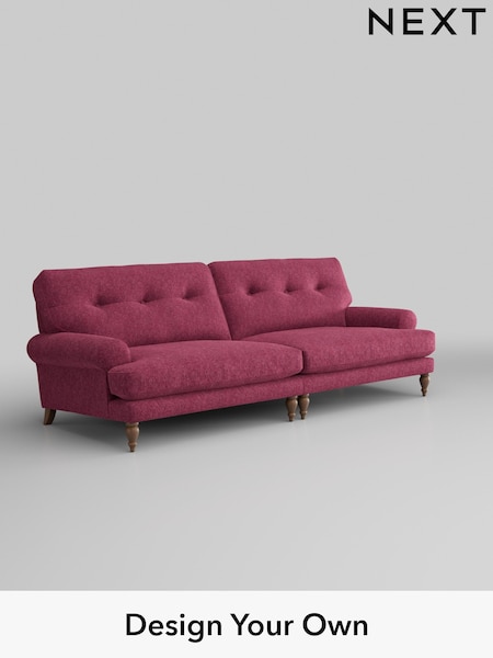 Cotswold Chenille/Dark Raspberry Pink Erin Buttoned Back Deep Sit (W42425) | £1,475