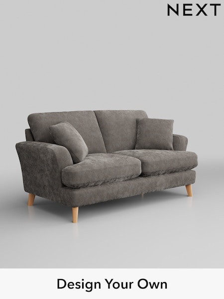 Distressed Velour/French Grey Conway Relaxed Sit (W42431) | £1,250