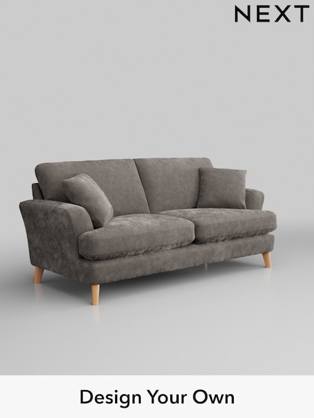 Distressed Velour/French Grey Conway Relaxed Sit (W42431) | £1,350