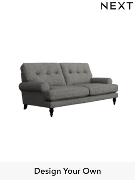 Chunky Weave/Mid Grey Erin Buttoned Back Deep Sit (W42432) | £1,275