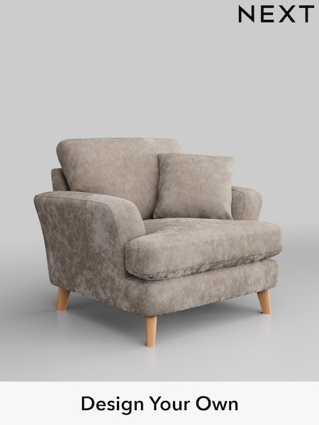 Distressed Velour/Mid Natural Conway Relaxed Sit (W42433) | £875