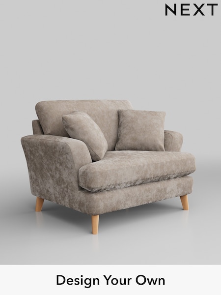 Distressed Velour/Mid Natural Conway Relaxed Sit (W42433) | £975