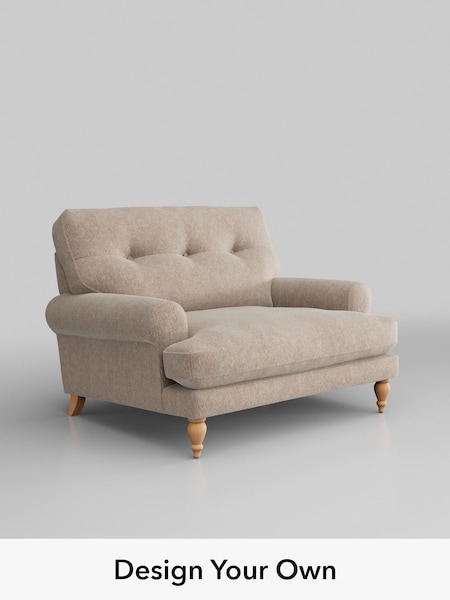 Cotswold Chenille/Light Natural Erin Buttoned Back Deep Relaxed Sit (W42435) | £1,025