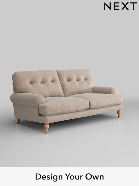 Cotswold Chenille/Light Natural Erin Buttoned Back Deep Relaxed Sit (W42435) | £1,325