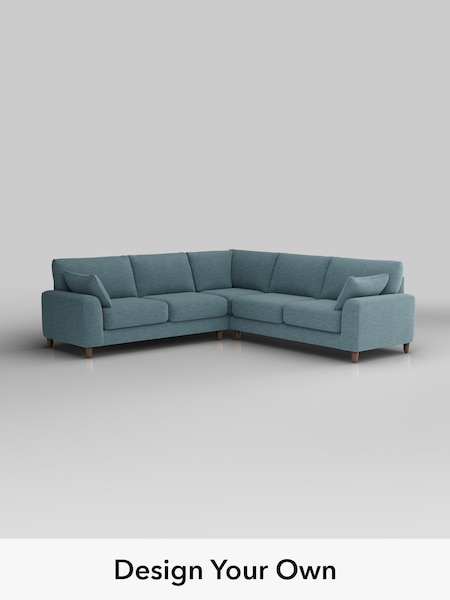 Fine Chenille Easy Clean/Mid Blue Campbell (W42439) | £2,350