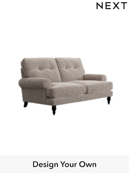Distressed Velour/Mid Natural Erin Buttoned Back Deep Sit (W42443) | £1,175