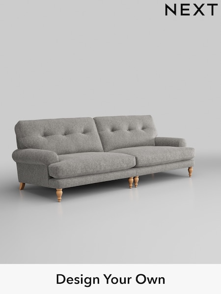 Cotswold Chenille/Silver Grey Erin Buttoned Back Deep Sit (W42444) | £1,475
