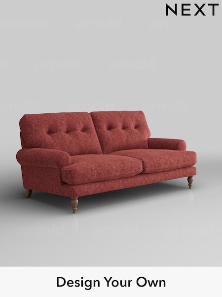 Cotswold Chenille/Dark Terracotta Orange Erin Buttoned Back Deep Sit (W42449) | £1,275