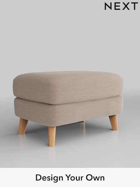 Fine Chenille Easy Clean/Mid Taupe Brown Conway Relaxed Sit (W42460) | £425