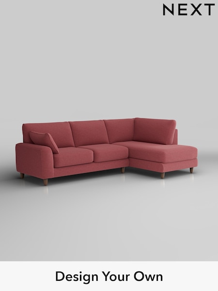 Fine Chenille Easy Clean/Mid Pink Campbell (W42461) | £1,875