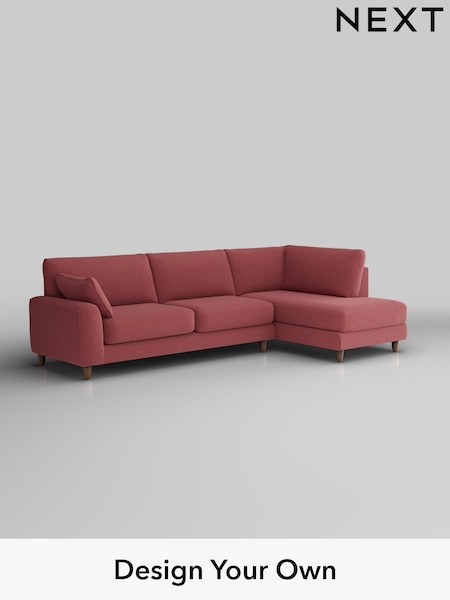 Fine Chenille Easy Clean/Mid Pink Campbell (W42461) | £1,975