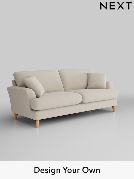 Fine Chenille Easy Clean/Oyster Conway Relaxed Sit (W42465) | £1,450