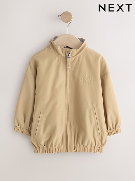 Neutral Collared Coach Jacket (3mths-7yrs) (W42481) | £0