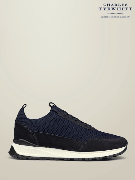 Charles Tyrwhitt Blue Knitted Trainers (W42504) | £119
