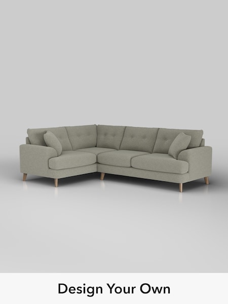 Chunky Marl/Light Olive Green Parker Buttoned Back (W42512) | £2,375
