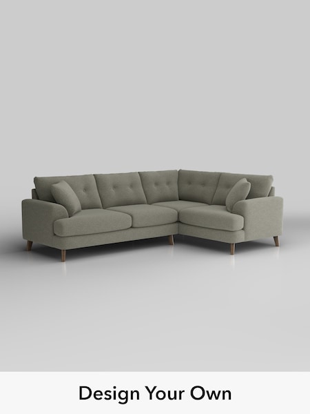 Chunky Marl/Light Olive Green Parker Buttoned Back (W42512) | £2,375