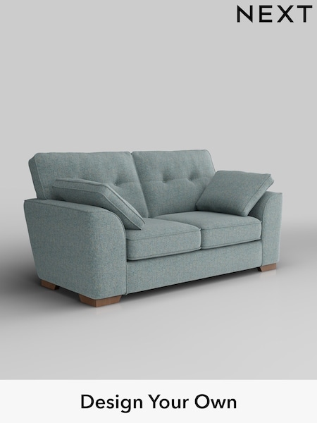 Chunky Marl/Mid Blue Stamford Buttoned Back (W42516) | £1,199