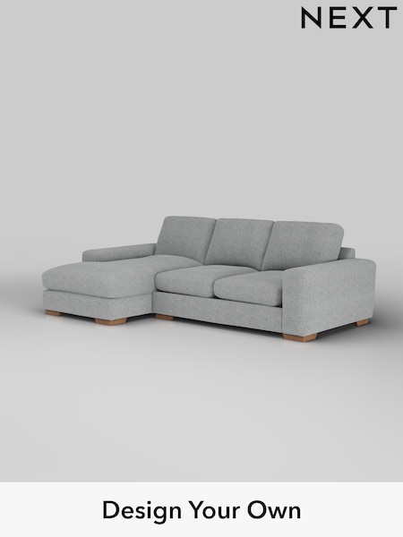 Chunky Marl/Mid Grey Houghton Deep Relaxed Sit (W42525) | £2,125