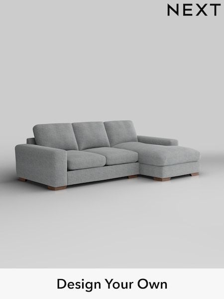 Chunky Marl/Mid Grey Houghton Deep Relaxed Sit (W42525) | £2,125