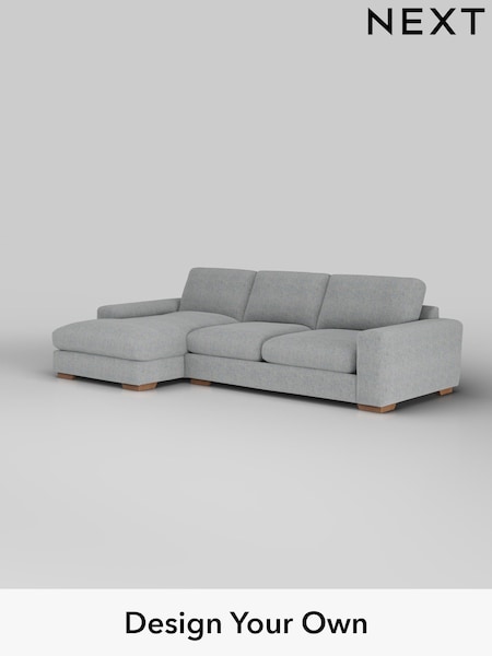 Chunky Marl/Mid Grey Houghton Deep Relaxed Sit (W42525) | £2,325