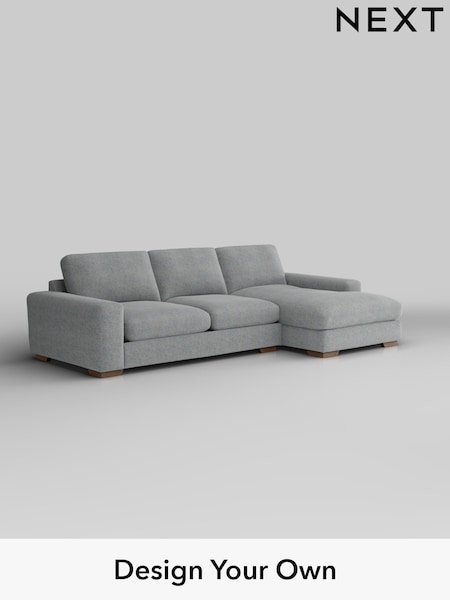 Chunky Marl/Mid Grey Houghton Deep Relaxed Sit (W42525) | £2,325