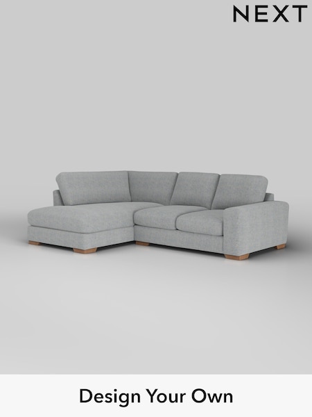 Chunky Marl/Mid Grey Houghton Deep Relaxed Sit (W42525) | £2,150