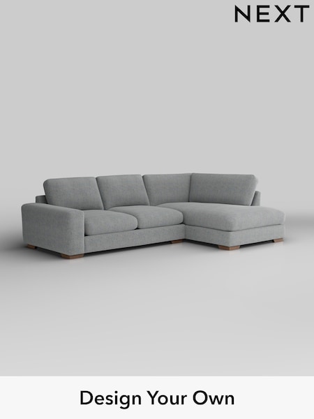 Chunky Marl/Mid Grey Houghton Deep Relaxed Sit (W42525) | £2,250